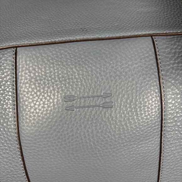 NEW WITH TAGS URI MINKOFF BLUE LEATHER DUFFEL BAG - Picture 10 of 11